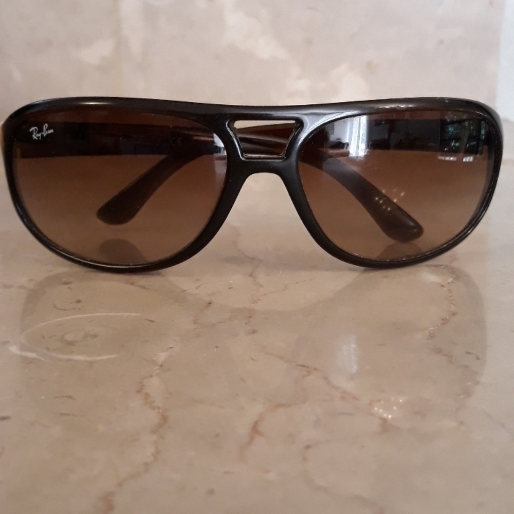 Authentic Raybans Brown On Brown - image 4